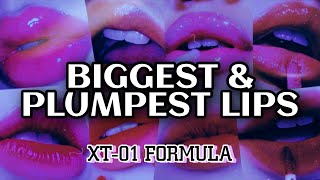 ☣️XT01 formula♛ Experimental BIGGEST amp PLUMPEST LIPS Subliminal [upl. by Alohcin]