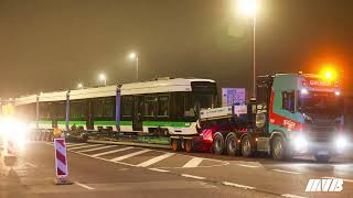 Flexity Magdeburg Anlieferung der neuen Straßenbahn [upl. by Bax]