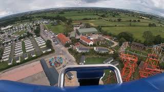 Cliffhanger At Flamingo Land On Ride POV [upl. by Ajed]