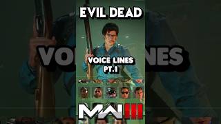 MW3  Ash Williams Voice Lines 1 The Last One 👀 [upl. by Shifra]