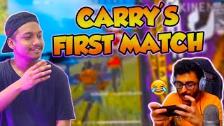 BBF Reacts to CarryMinati Playing Free Fire For The First Time 😂 NoobGamer BBF [upl. by Uziel165]