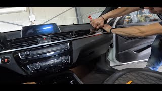 BMW X1 F48 2017 How To Remove Radio amp Display Removal [upl. by Pachton]