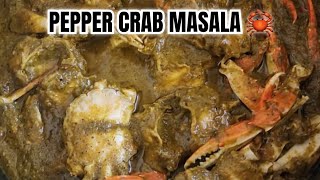 PEPPER CRAB MASALA 🦀 SeaFoods [upl. by Allevon]