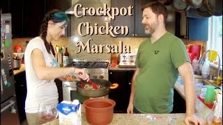 Slow Cooker Chicken Marsala  Cooking Show [upl. by Dlanor]