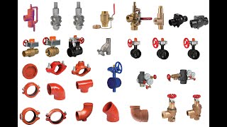 Fire fighting pipe fittings valves  AutoCAD Plant 3D catalog [upl. by Dressler]