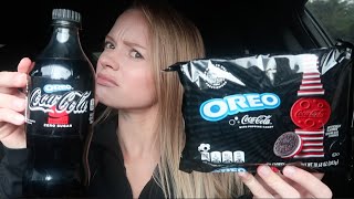 NEW Coke Oreo amp Zero Sugar Oreo Coca Cola Review [upl. by Alahcim589]