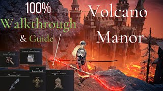 100 Volcano manor Walkthrough amp Guide Elden ring ps5 [upl. by Sanburn]