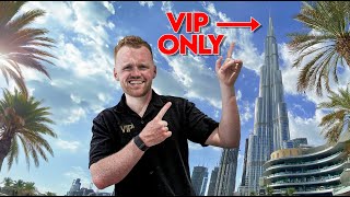 I went to the TOP of the BURJ KHALIFA  VIP experience [upl. by Yelsiap]