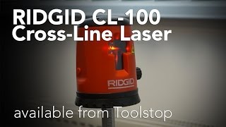 Ridgid 38758 Micro CL 100 Self Leveling Cross Line Laser with Tripod from Toolstop [upl. by Akimihs423]