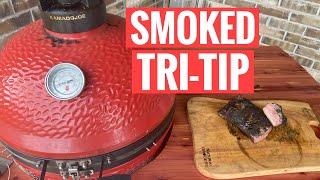 How to Make Smoked TriTip on Kamado Joe  Smoked TriTip [upl. by Sicular]