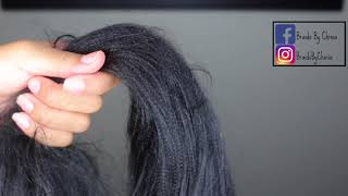 How To Prep Xpressions Braiding Hair for PERFECT Braids [upl. by Audly]