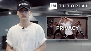 Privacy  Chris Brown  1MILLION Dance Tutorial [upl. by Karlee630]