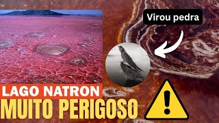 LUGARES MAIS PERIGOSOS DO MUNDO 1 lago natron [upl. by Airb]