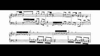 Bach  WellTempered Clavier Book 1 Fugue No 5 in D major Gould [upl. by Ezzo]