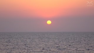 Einschlafmusik 1 Stunde Meer Flöte heilsame 432 HZ Musik amp Sonnenuntergänge für Schlaf [upl. by Anairam]