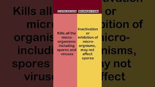 Stérilisation vs Disinfectantion [upl. by Skeie]