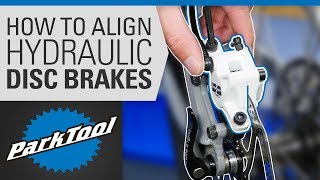 How to Align a Hydraulic Disc Brake on a Bike [upl. by Sumedocin]