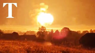 Huge explosion rocks Russia after Ukraine attack [upl. by Anis339]