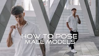 Simple Poses For Male Models [upl. by Ahsikram]