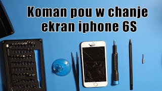 Koman pouw ranje ekran iphone 6S  How to fix your iphone 6S screen [upl. by Chantal301]