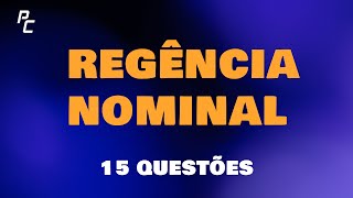 Regência Nominal 15 questões [upl. by Travis]