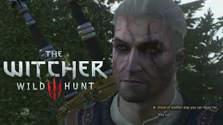 The Witcher 3 Wild Hunt  Evil choices  Practicum in advanced Alchemy [upl. by Aredna]