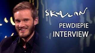 PewDiePie English Interview  quotI sold hot dogsquot  SVTNRKSkavlan [upl. by Rawden]