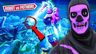 🤖 EPICKA WALKA quotROBOTA vs POTWORAquot w Fortnite NIESAMOWITY EVENT [upl. by Liatris]