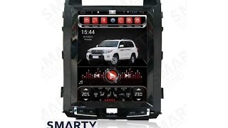 The SMARTY Trend head unit for Toyota Land Cruiser 200 20082015 [upl. by Tiffani773]