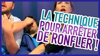 ENFIN  LA TECHNIQUE POUR ARRÊTER DE RONFLER [upl. by Kopaz245]