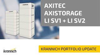 Axitec Speicher  Produkt Update zu den neuen Axistorage LI SV1 und LI SV2 [upl. by Grayson]