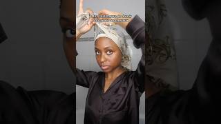 Ma routine pour protéger mes cheveux avant de dormir ✨ cheveuxcrepus haircare afrohair [upl. by Amzu78]