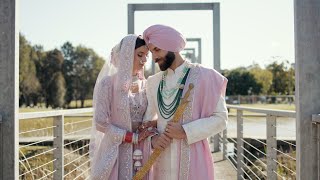 Jaskaran amp Kalyani  Sikh amp Hindu Wedding Highlights  Sydney Australia [upl. by Occor211]