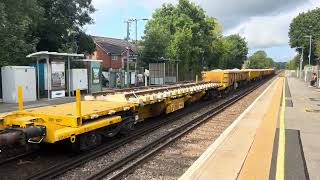 66188 6N32 Hoo Junction Up Yard to Leigham Junction  Nutfield Surrey 26th August 2024 [upl. by Rosemari]