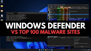 Windows Defender vs Top 100 Malware Sites [upl. by Shippee]