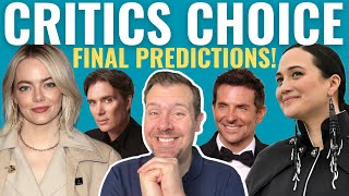 Final Critics Choice Awards Predictions 2024 [upl. by Fredric]