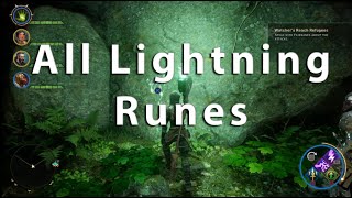 Dragon Age Inquisition  All Lightning Rune Schematic Locations Superb Master Normal [upl. by Palladin]