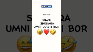 KIMNI SHUNAQA UMNI DO‘STI BOR 😅❤️ shorts tiktok instagram youtubeshorts rek [upl. by Missie206]