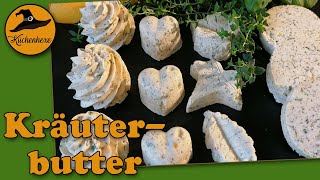 Kräuterbutter  einfach selbst gemacht [upl. by Akimal412]