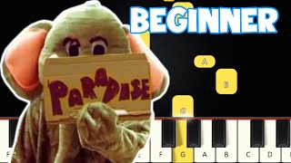 Paradise  Coldplay  Beginner Piano Tutorial  Easy Piano [upl. by Derfliw]