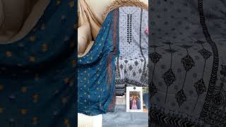 Lawn cotton neck embroidery Pakistani suit only just 600₹ free shipping all india video youtube [upl. by Eleinad]