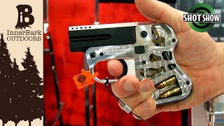 SHOT SHOW 2014 Double Tap Tactical Pocket Pistol [upl. by Neeroc]