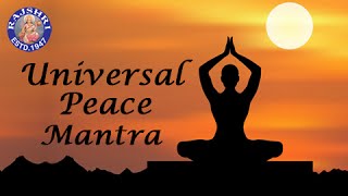 Universal Peace Mantra With Lyrics  Om Purnamadah  11 Times  Spiritual Chants [upl. by Udenihc706]