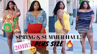 SIS WE BACK PLUS SIZE SPRINGSUMMER HAUL 2018 SHOP LACENLEOPARD [upl. by Ennairda]