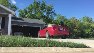 2001 Mustang GT XE268H cams Pypes OR H pipe Straight Pipes [upl. by Mallory251]