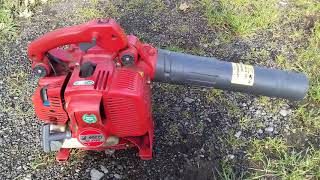 Efco sa 2700 hand held leaf blower review [upl. by Surtimed701]