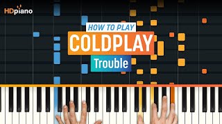 How to Play quotTroublequot by Coldplay Older Lesson  HDpiano Part 1 Piano Tutorial [upl. by Naiditch]