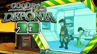 GOODBYE DEPONIA HD 023  Kotziger Knastfraß ★ Lets Play Goodbye Deponia [upl. by Aifas]