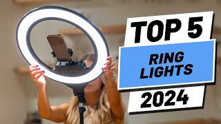 Top 5 BEST Ring Lights In 2024 [upl. by Nelrsa953]