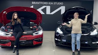 LIVE KIA EV6 vs Tesla Model Y  Best EV SUV [upl. by Reviere917]